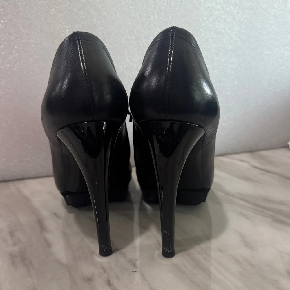 Balenciaga Sleek Black Ankle Booties size 7.5